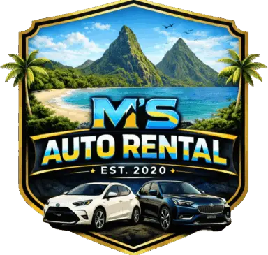 MS AUTO RENTAL LOGO SAINT LUCIA